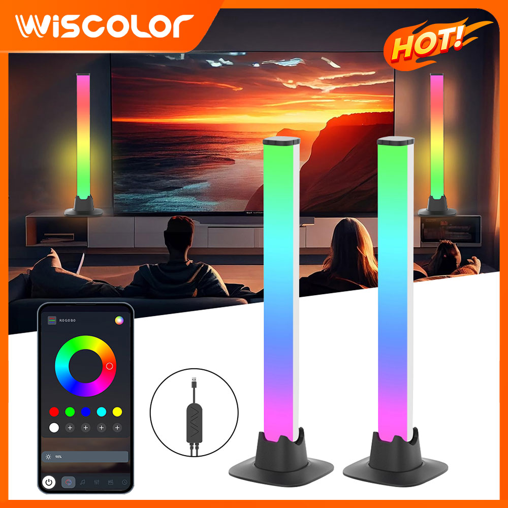 TV Backlight Tuya WIFI RGB LED - Desk Setup With Tv ulasan dan harga