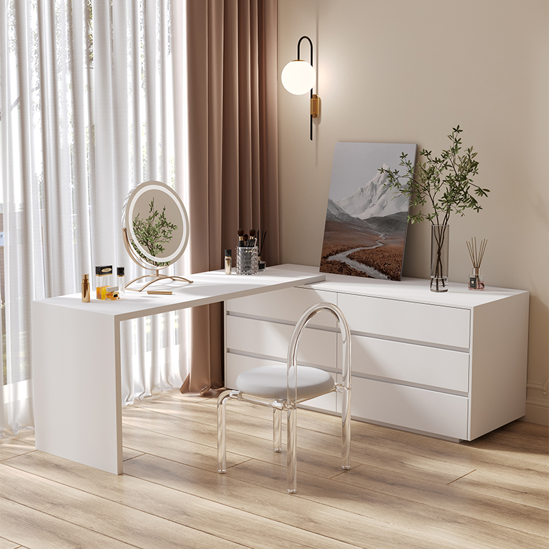 xx-Dresser,Multi-purpose Flat  - Desk Setup L Shaped ulasan dan harga
